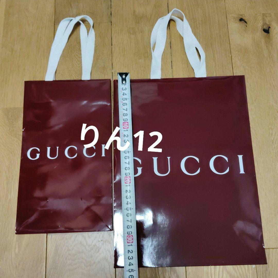 紙袋　ショッパー　エコバッグ　ギフト　手提げ袋　プレゼント　GUCCI　グッチ