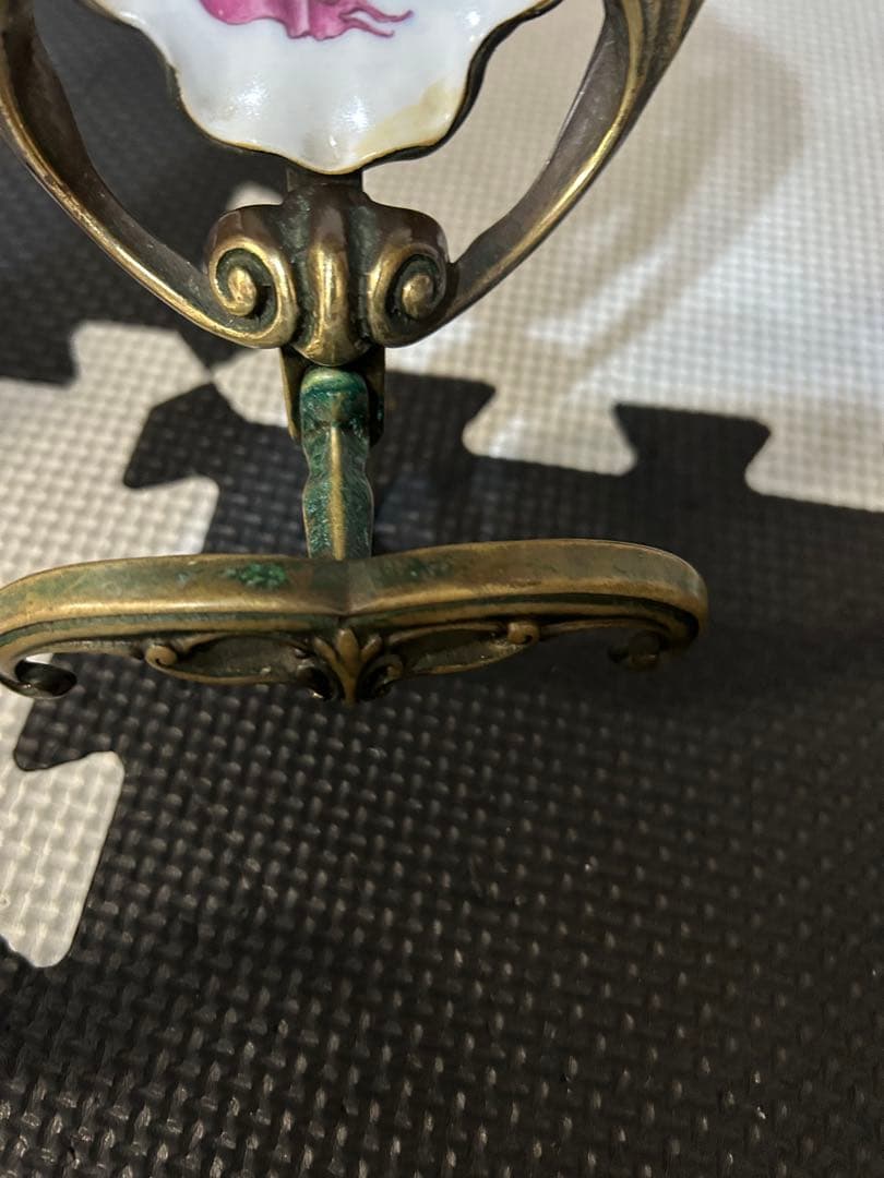 2個セット　アンティーク　ヴィンテージ　コート掛け　真鍮　ヨーロッパ