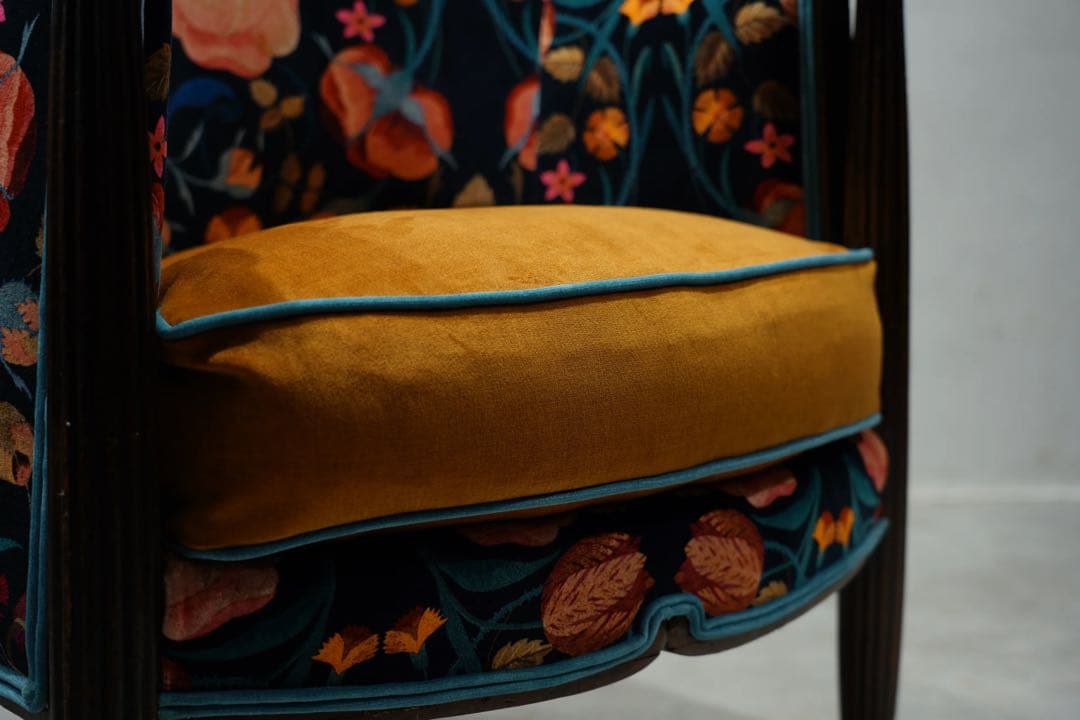 アールデコ様式　ソファ　フランス　アンティーク　1人掛椅子　チェア