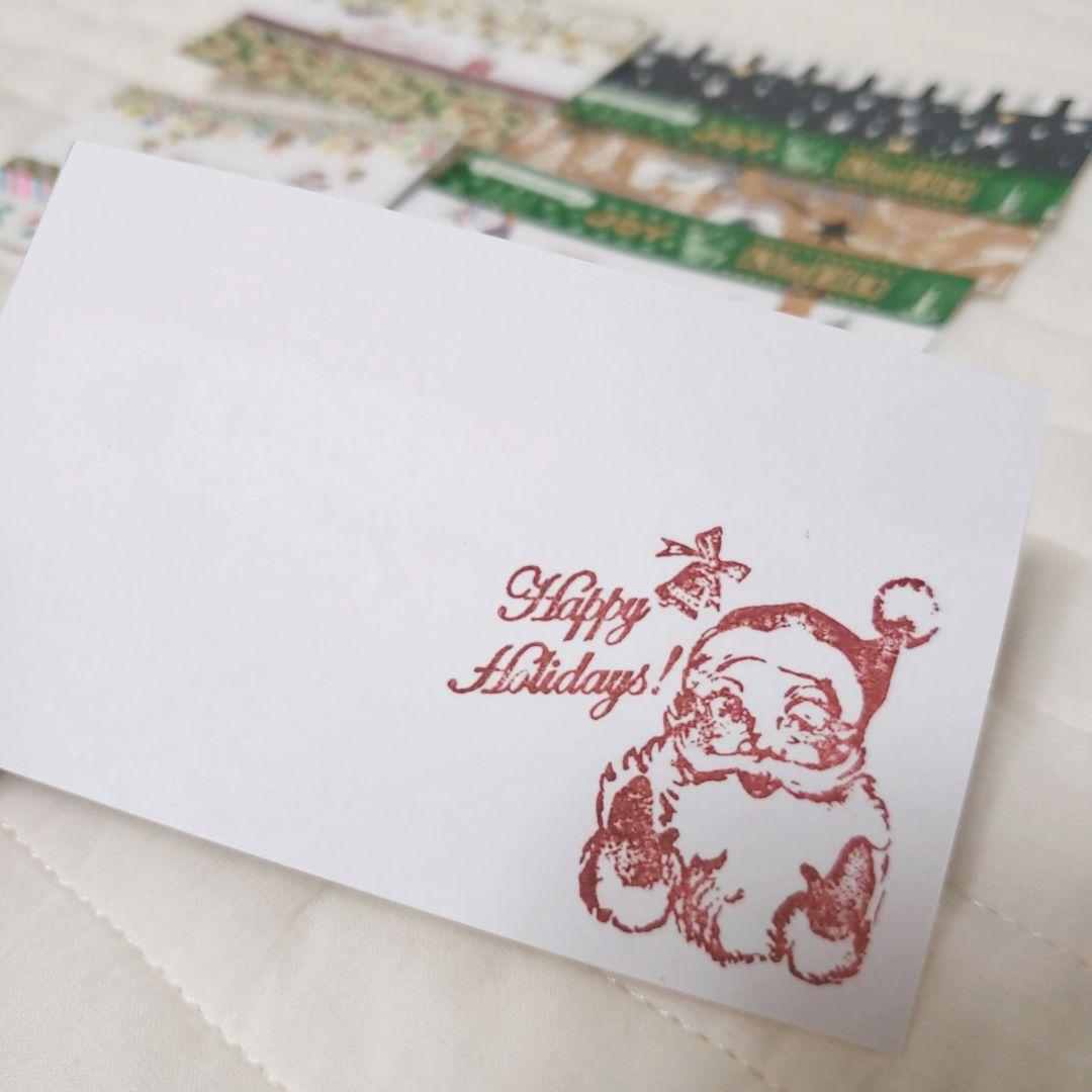 サンキューカード　クリスマスデザイン