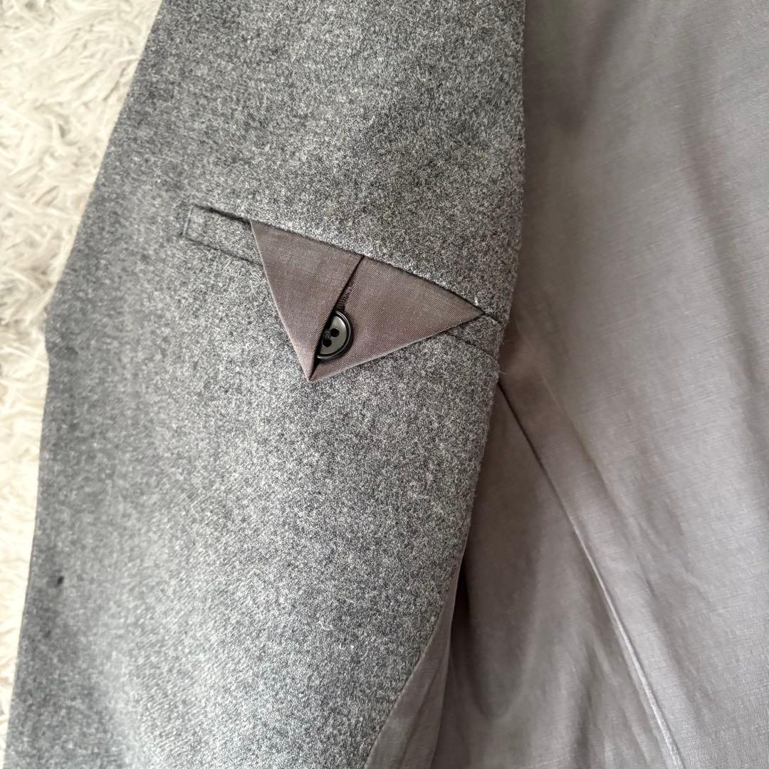 【美品】YAECA ヤエカ 上品 ウール グレー セットアップ Sサイズ