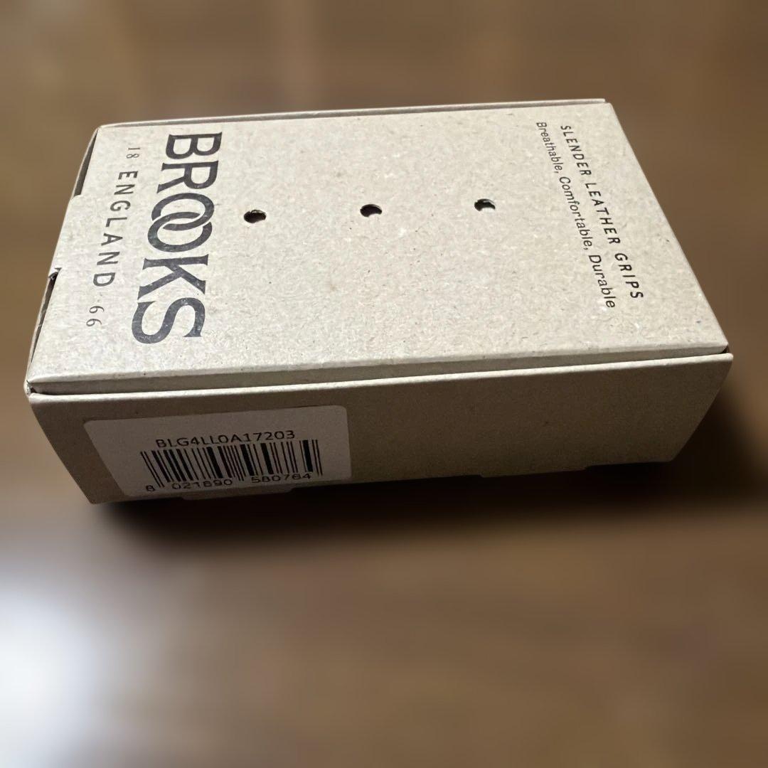 ひ*ろ様 BROOKS SLENDER LEATHER GRIPS ハニー