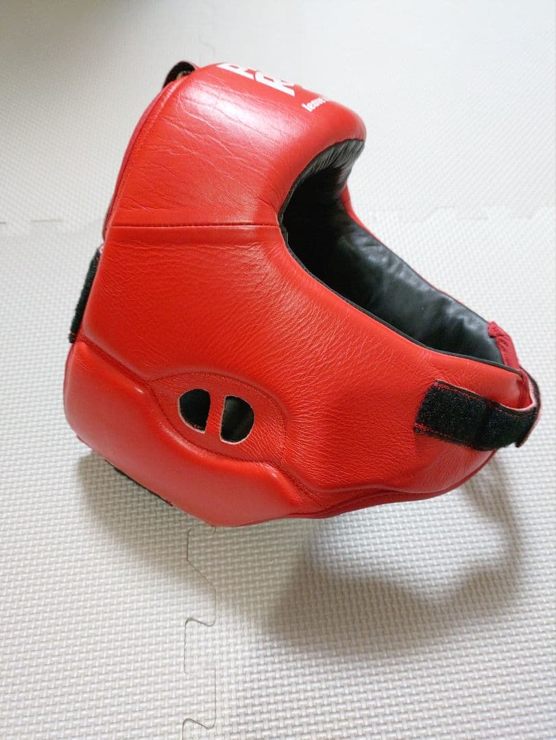 試着のみ　本革製　プライズリング　ヘッドギア　L