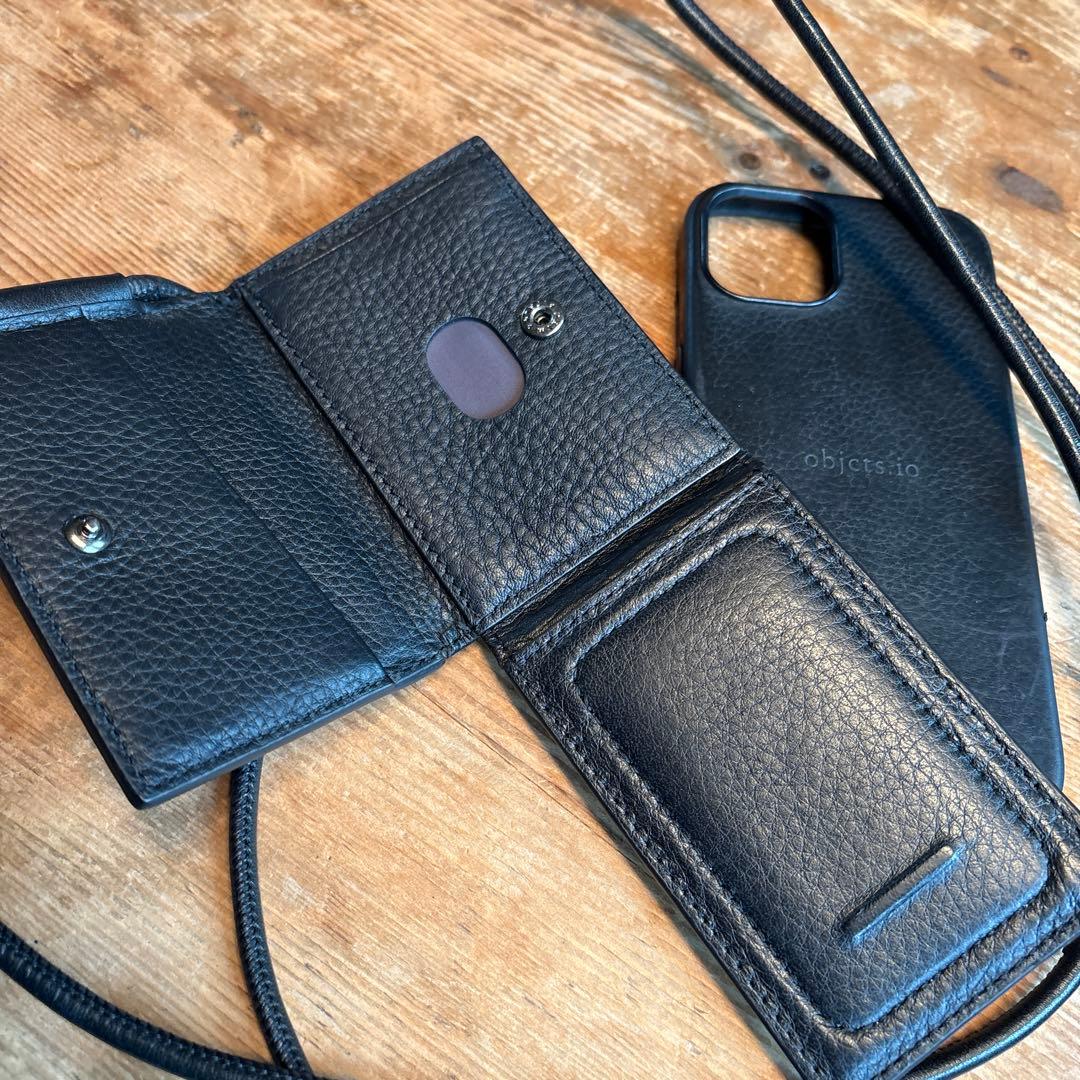 objcts.ioオブジェクトアイオー　レザー製スマホケース
