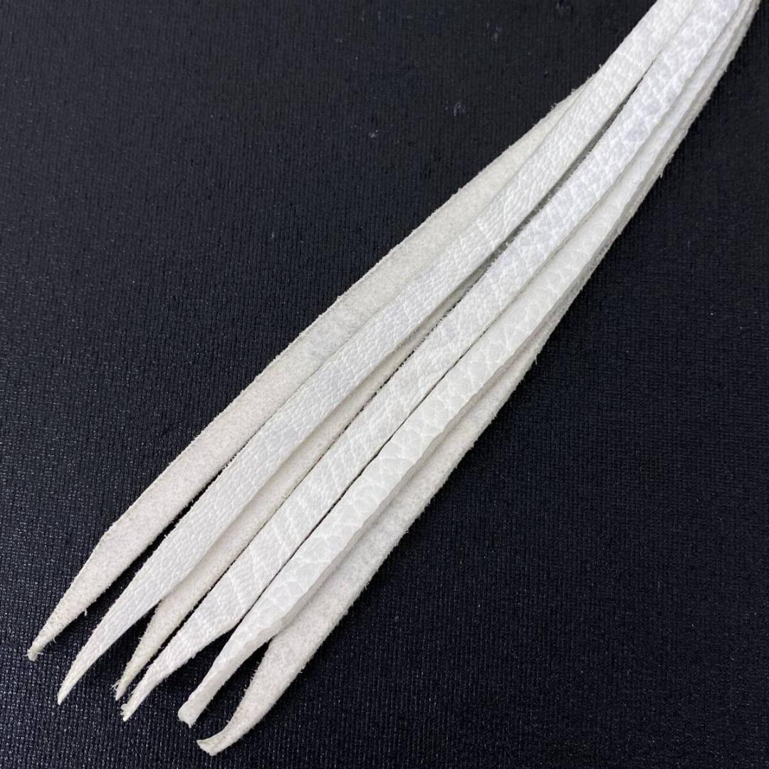 LARRY SMITH FRINGE PARTS シルバー レザーキーホルダー