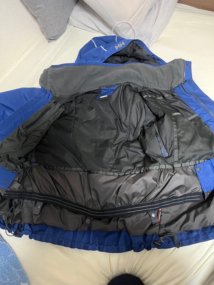 HELLY HANSEN フード付きスキーウェア 青