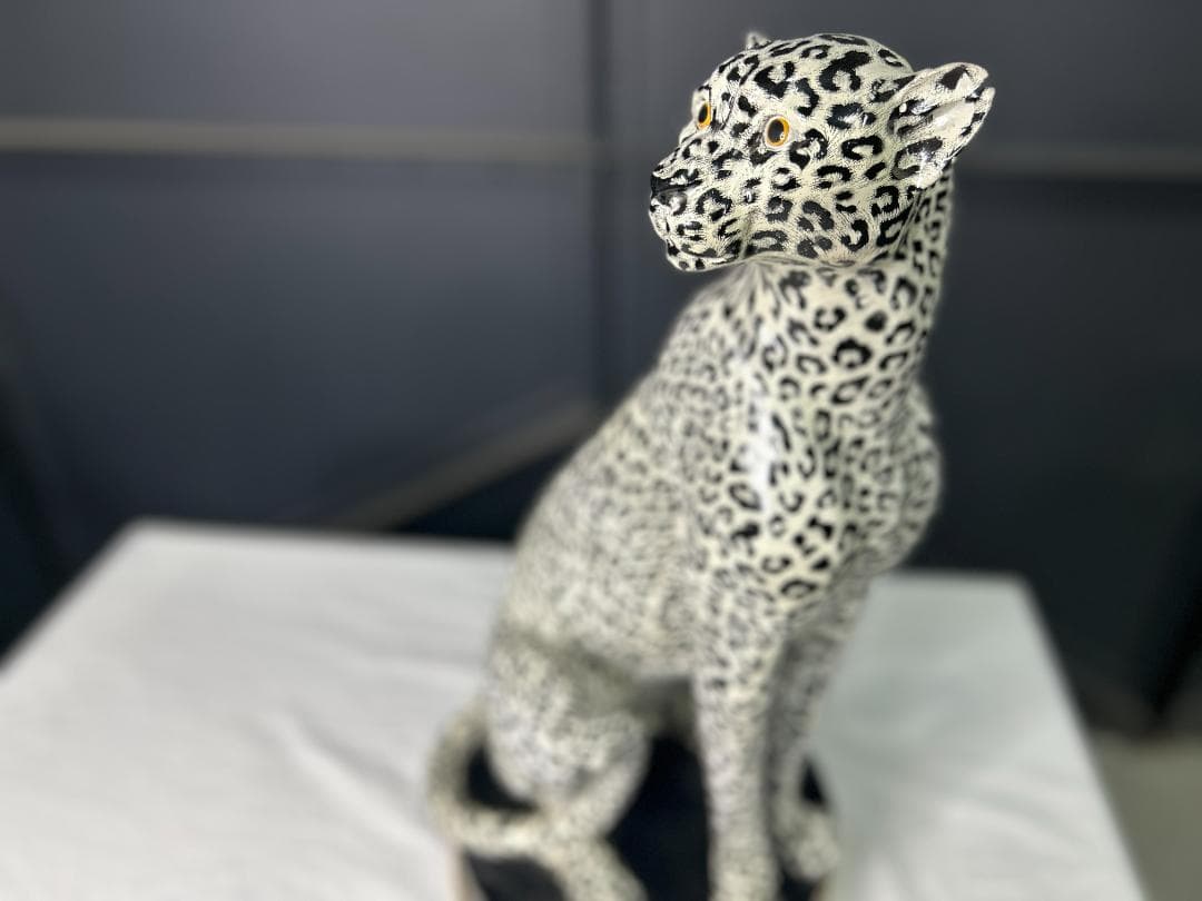 ▲希少品▼ KARE　カレ　チーター　オブジェ　デコフィギア　置物　豹柄