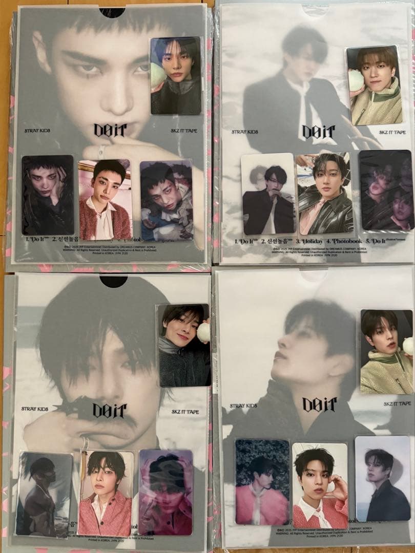 Stray Kids DOIT CD8枚セット　メンバーポスターコンプリート他