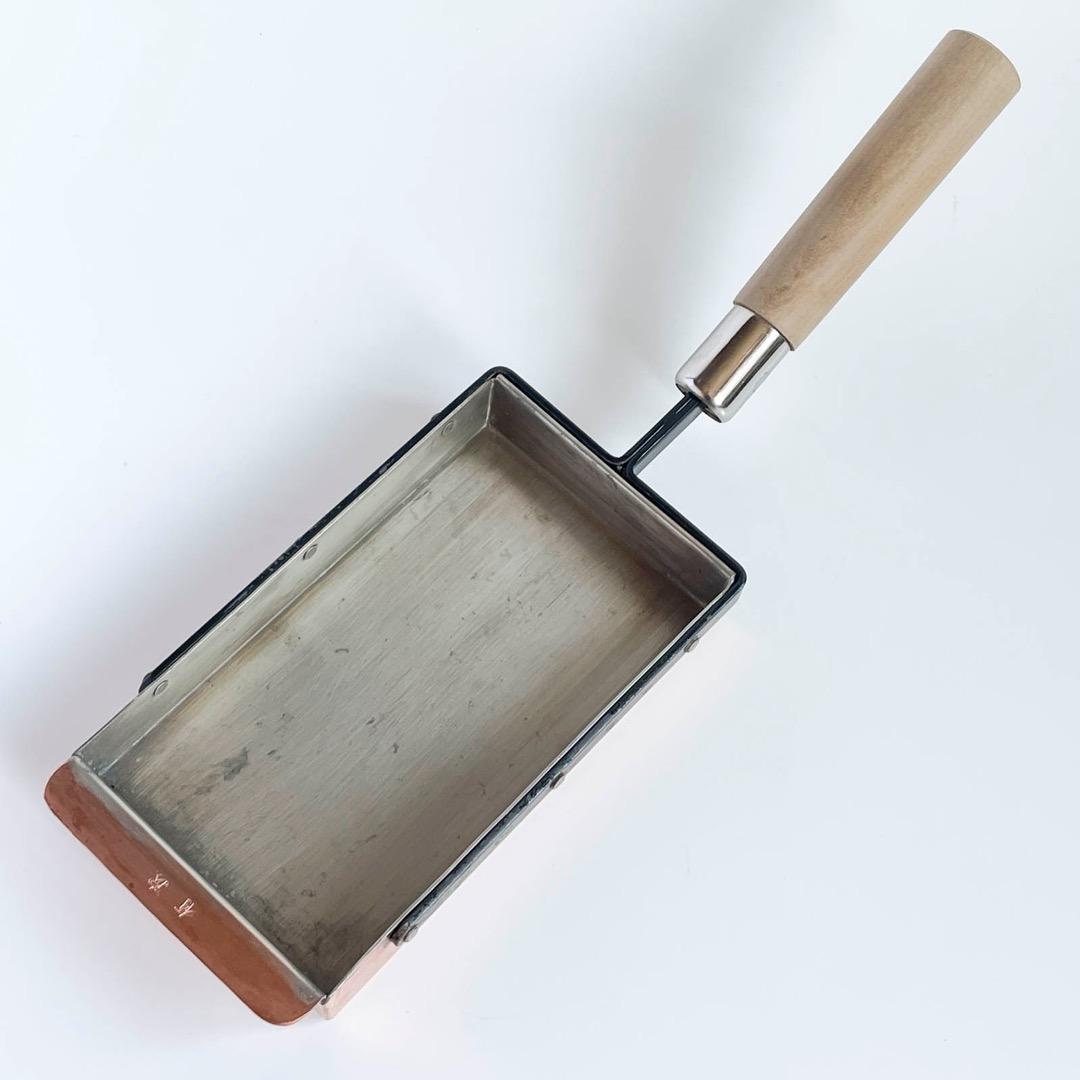 京都 有次 銅製 卵焼き器（玉子焼鍋）10.5✕18cm
