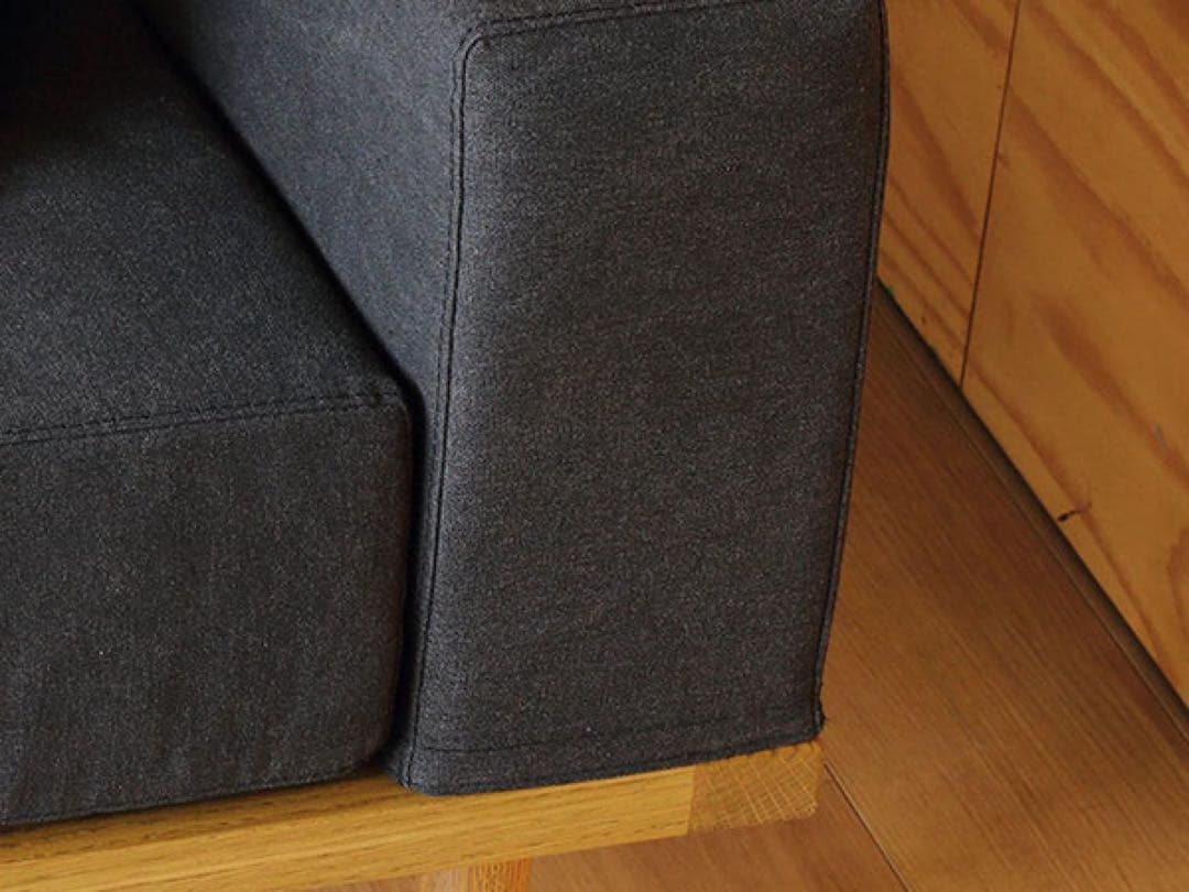 【幅65㎝】カフェ風 ソフィア ダイニングソファ コーナー｜ロータイプ ブラック