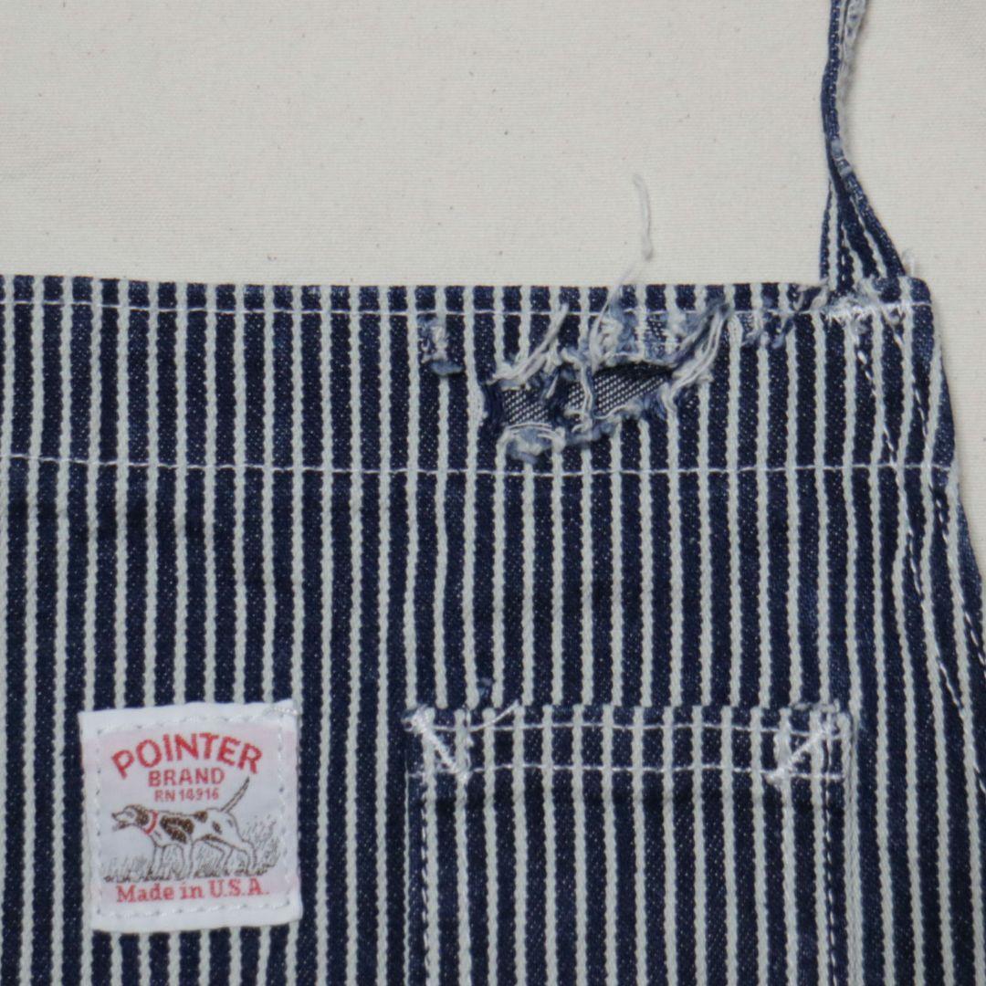 PointerBrand エプロン ヒッコリー USA製 ポインターブランド