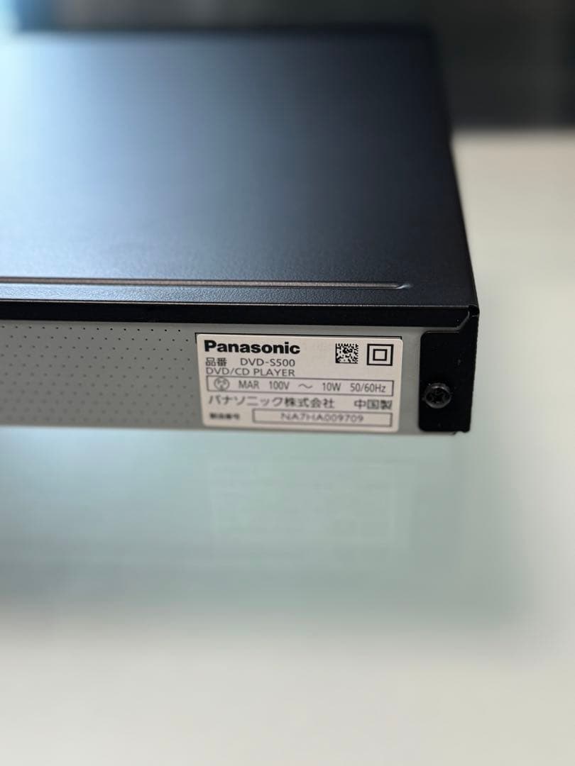 パナソニック DVDプレーヤー DVD-S500
