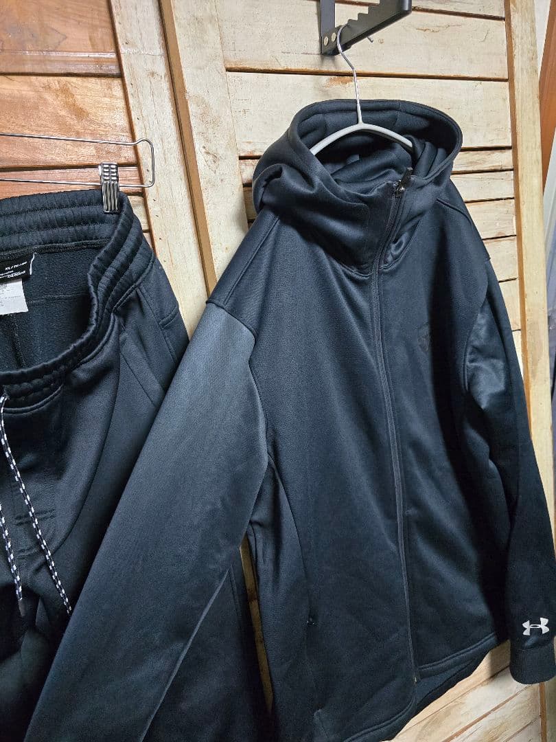アンダーアーマー ジャージ 上下セット スウェット 裏フリース コールギア XL
