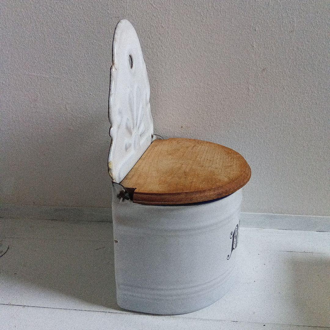 セル缶　イギリスアンティーク琺瑯