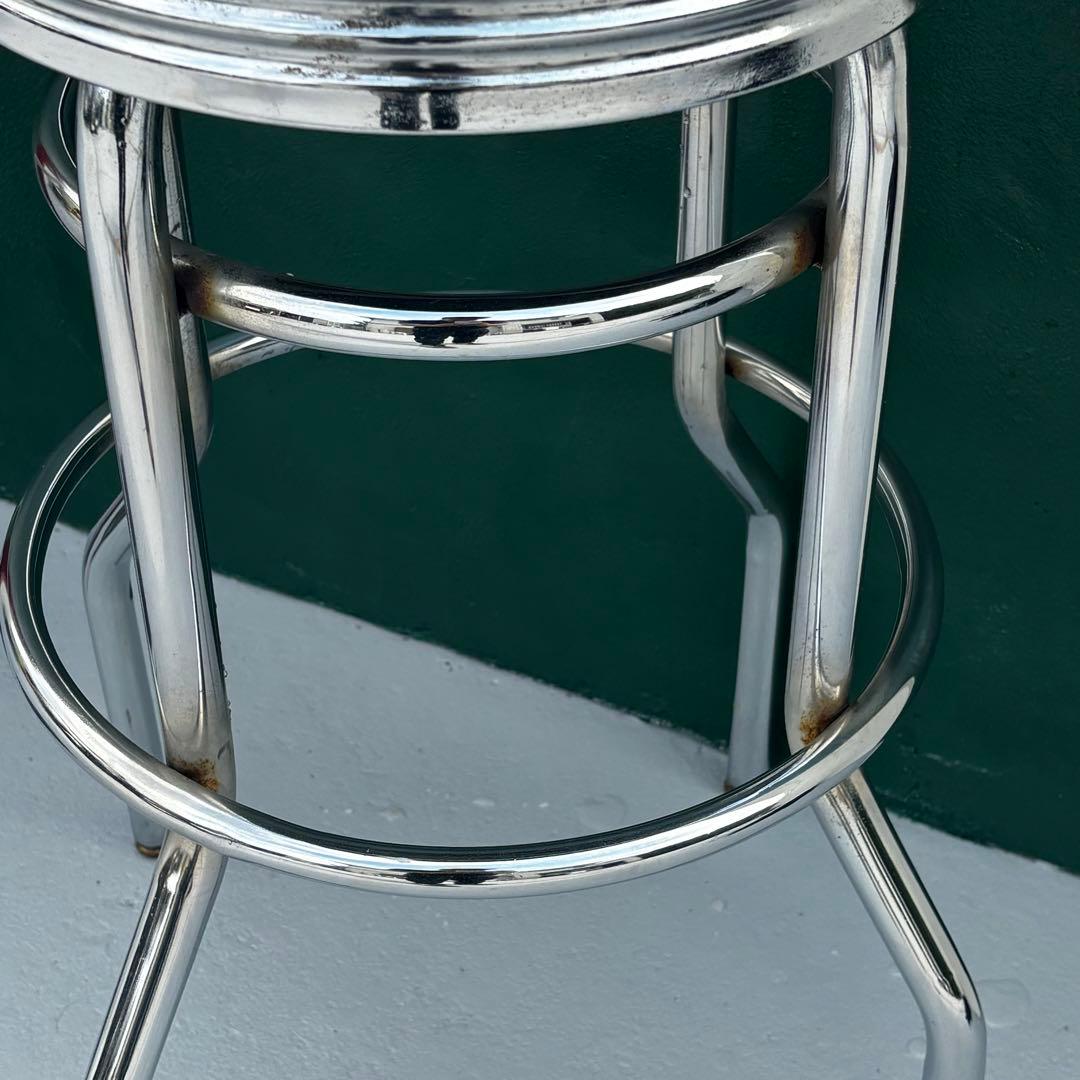 80'sヴィンテージ●アメリカンビンテージ　回転椅子　ガレージ　車庫