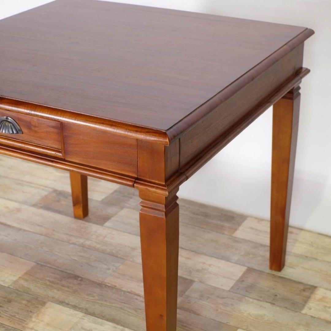 G 新品 アジアン ダイニングテーブル S カフェ カントリー 机 アンティーク