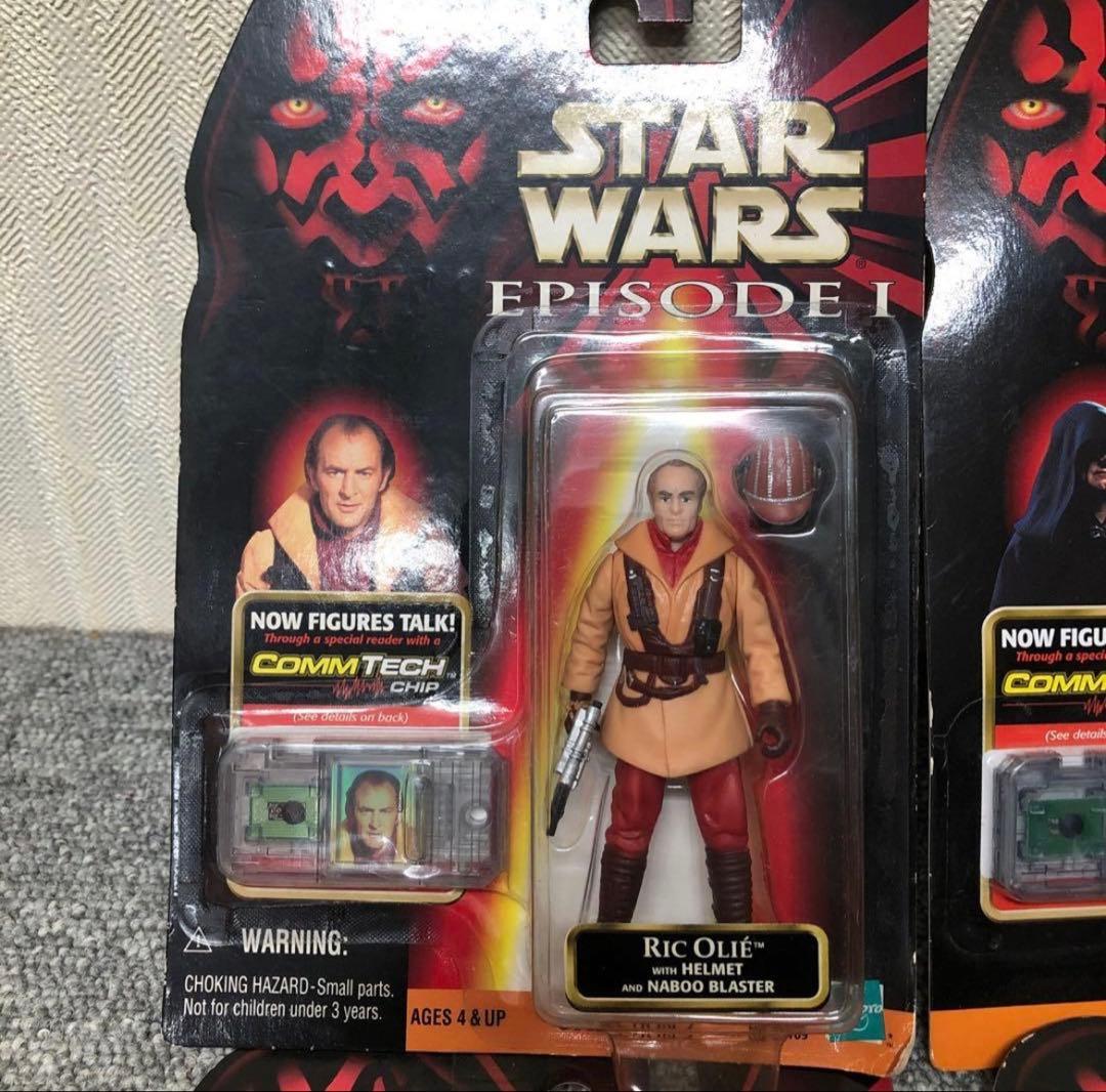 スター・ウォーズ エピソード1 フィギュアセット18個、ファルコン