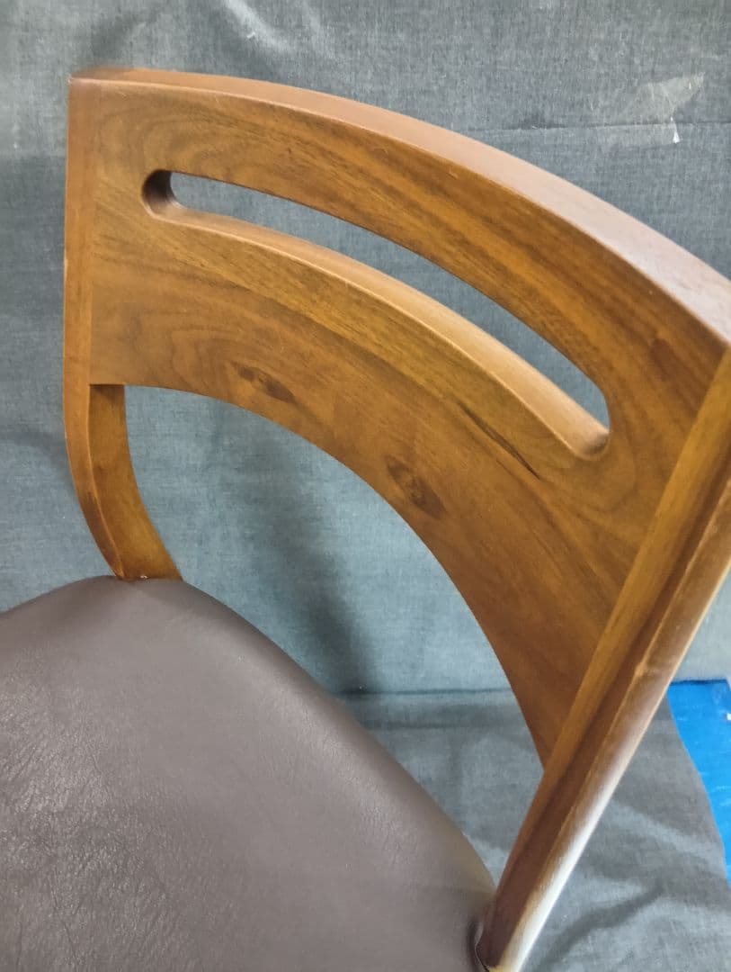 [けんけん]飛騨シラカワ ダイニングチェアS-BW138ウォールナット ①