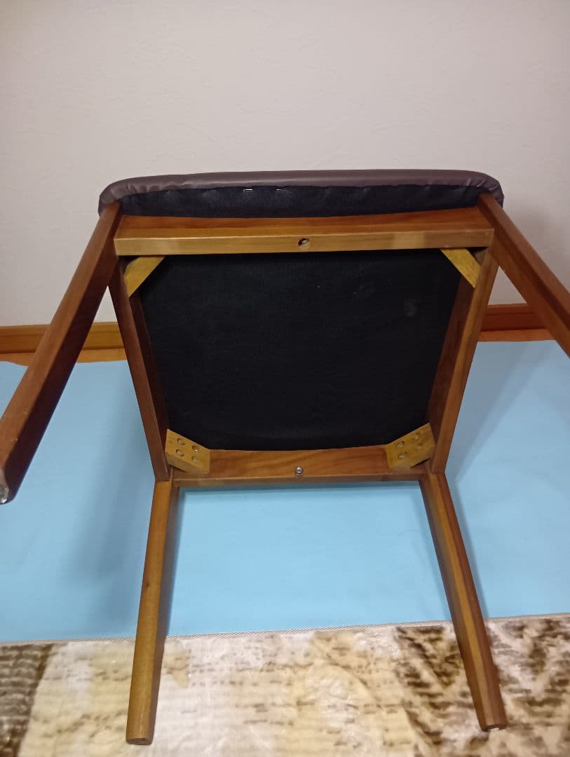 [けんけん]飛騨シラカワ ダイニングチェアS-BW138ウォールナット ①