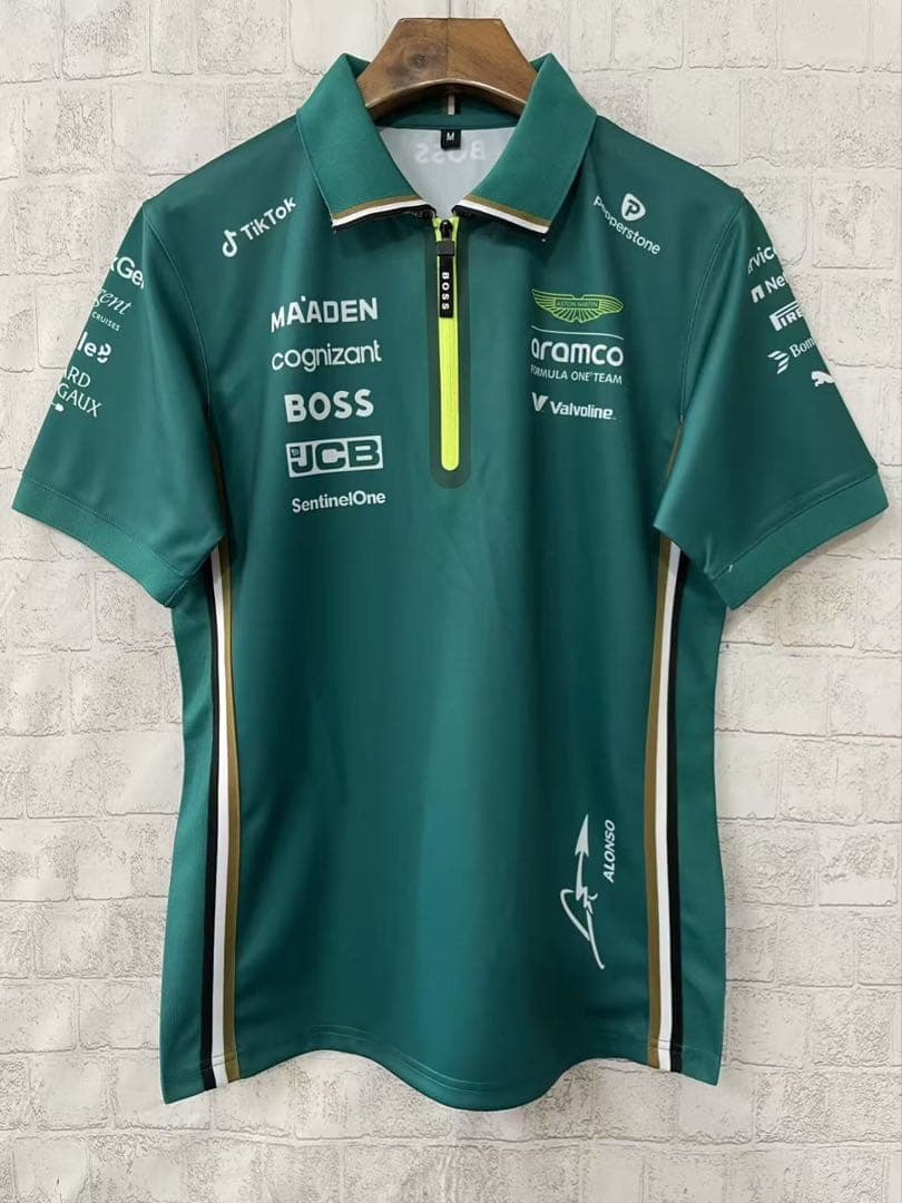 25 年モデル アストンマーティン F1 チーム オフィシャル POLO シャツ