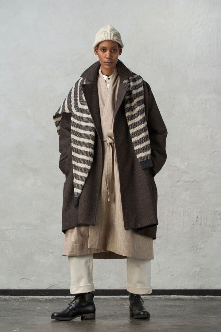 JANJANVANESSCHE ヤンヤンヴァンエシュ ロング コート 着物 羽織