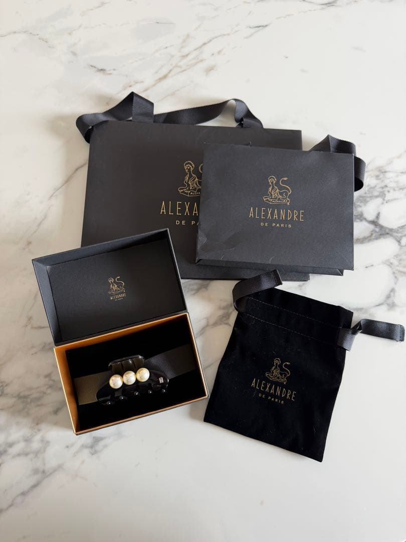 ALEXANDRE DE PARIS アレクサンドルドゥパリ ヘアクリップ 箱有