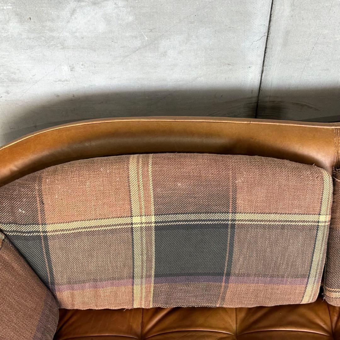 CRASH GATE オピウムソファー オイルレザー 2.5人掛け オゾン脱臭済