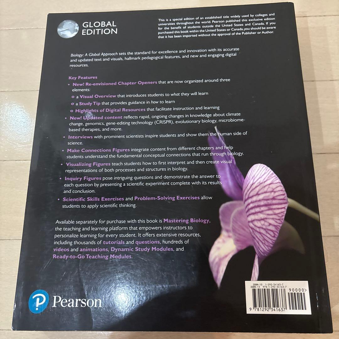 語学・辞書・学習参考書 Biology:A Global Approach,Global Edition