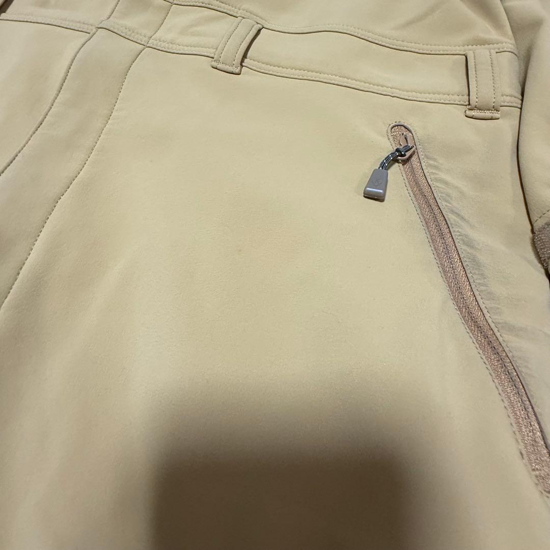 MontBell モンベル 裏起毛 ベージュ フルオーバーオール ツナギ