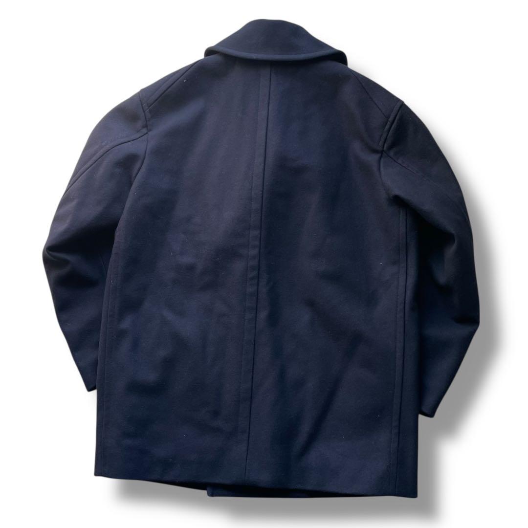 美品 ジルサンダー ユニクロ＋J ウールブレンド オーバーサイズ ピーコートXL