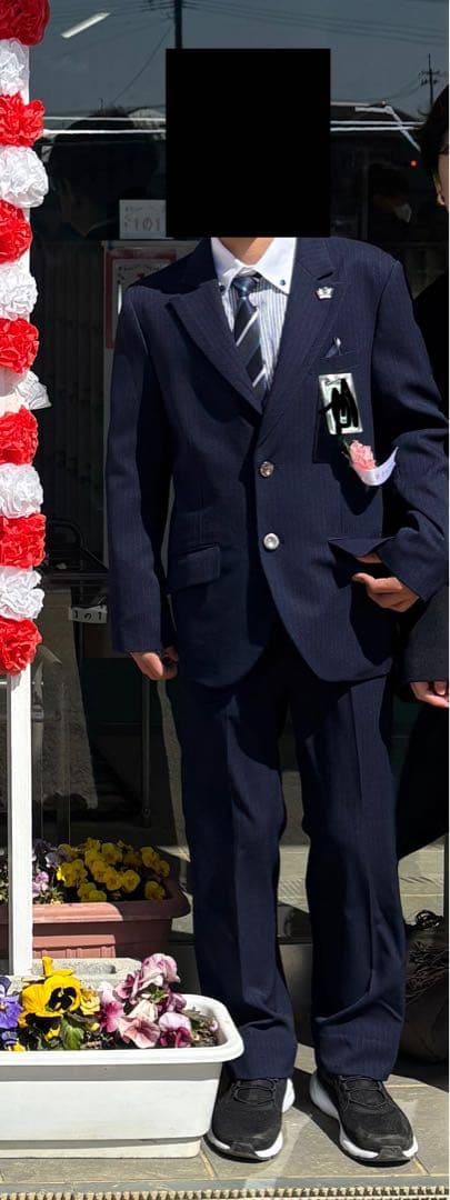 hiromichi nakano ネイビー フォーマルスーツ 150cm メンズ