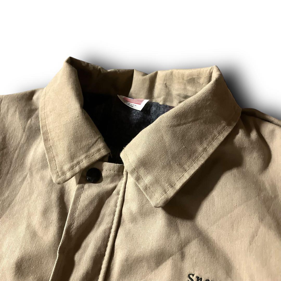 Carolina様☆USA製vintage激レア刺繍デザインダックカバーオールジ