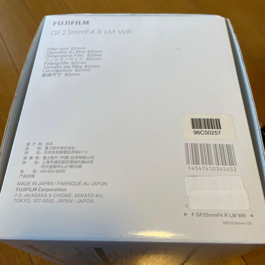 【ぺん】美品　FUJIFILM GF23mm F4 R LM WR