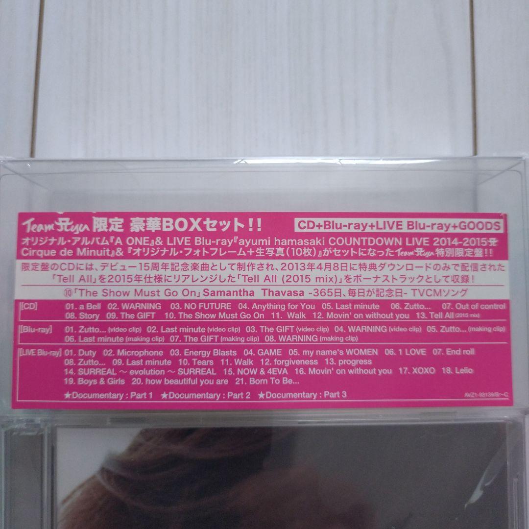 浜崎あゆみ A ONE Team Ayu 特別限定盤 Tell All 廃盤