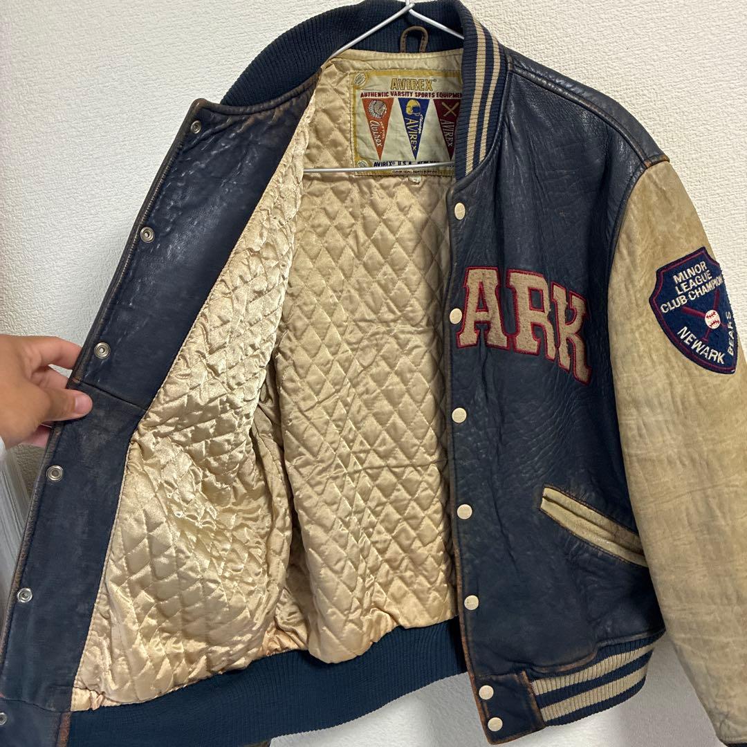 AVIREX USA スタジャン NEWARK ビンテージ