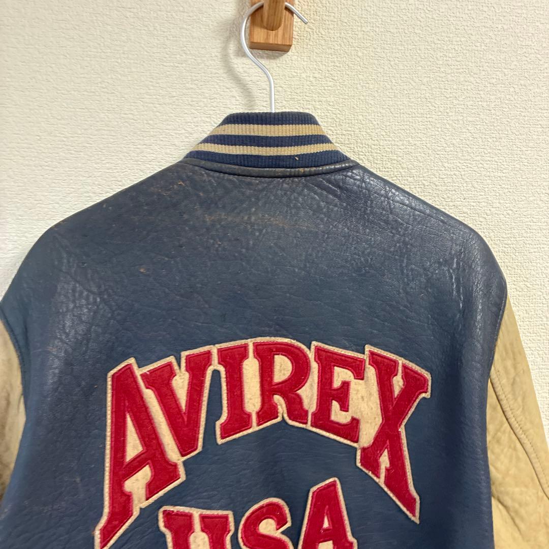 AVIREX USA スタジャン NEWARK ビンテージ