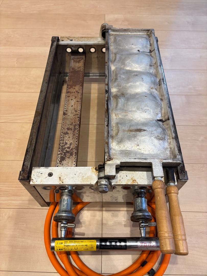 LPガス たい焼き器 5匹　鯛焼き器/厨房機器/業務用　　（株）柴田金物