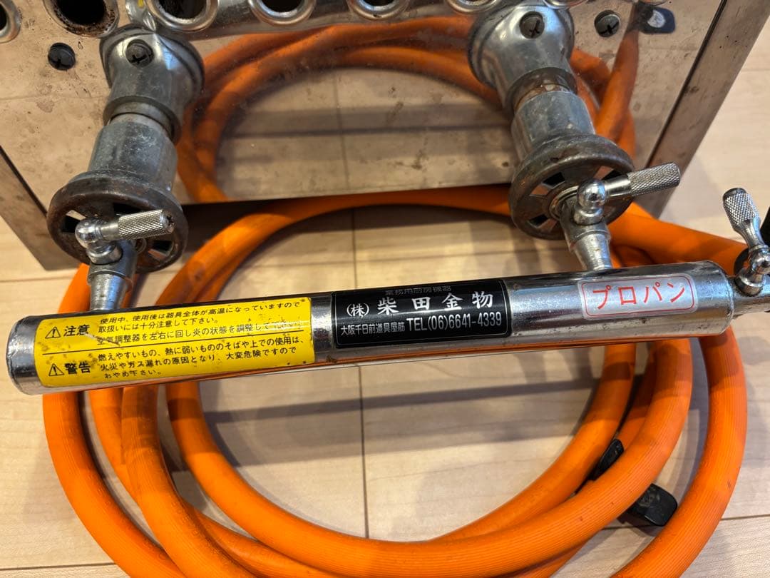 LPガス たい焼き器 5匹　鯛焼き器/厨房機器/業務用　　（株）柴田金物