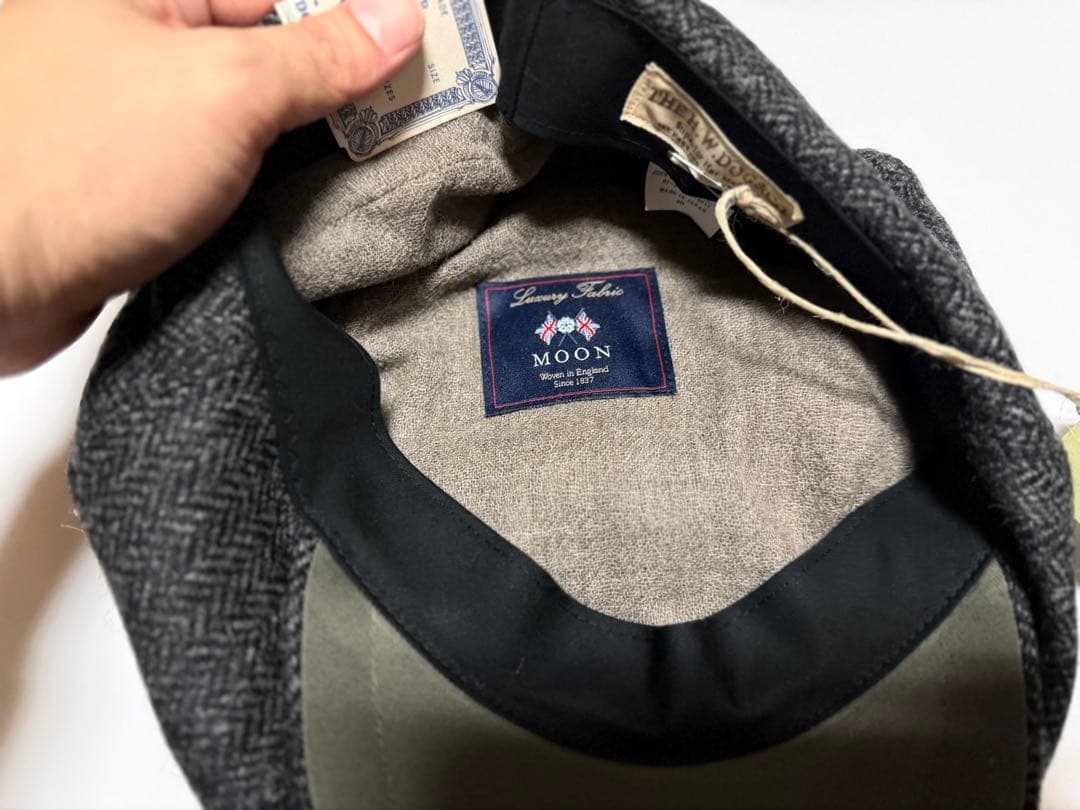 THE H.W.DOG&CO PEAKY CAP GRAY キャスケット 40