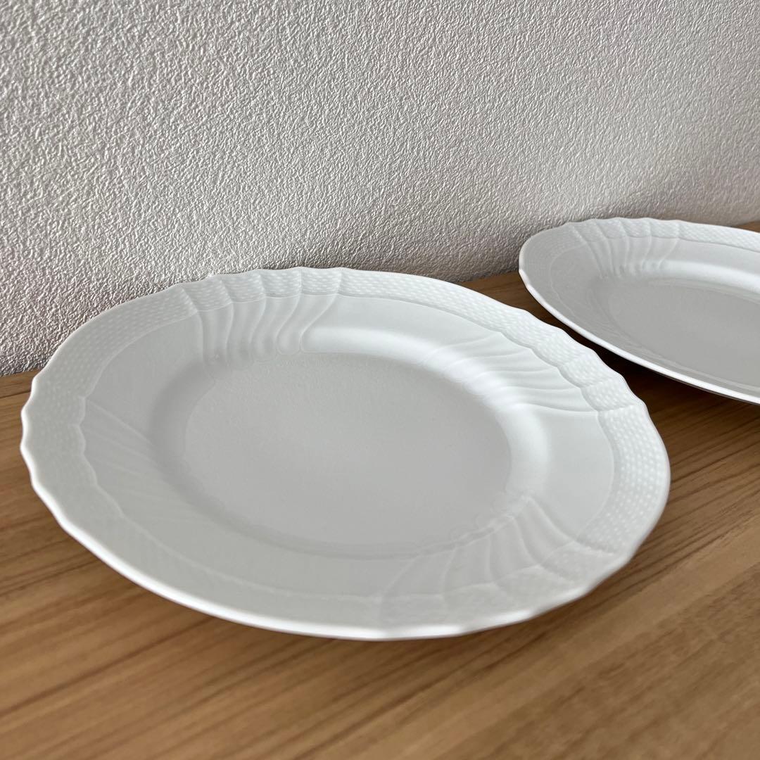 新品未使用　リチャード ジノリ　ベッキオホワイトプレート　フルーツソーサーセット