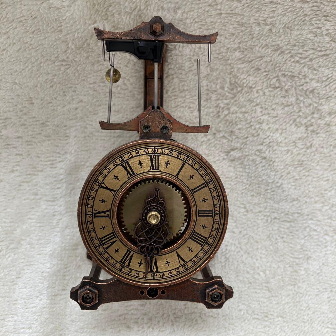 COMOREBITO　値下げ！　アンティーク型時計風置物　からくり時計