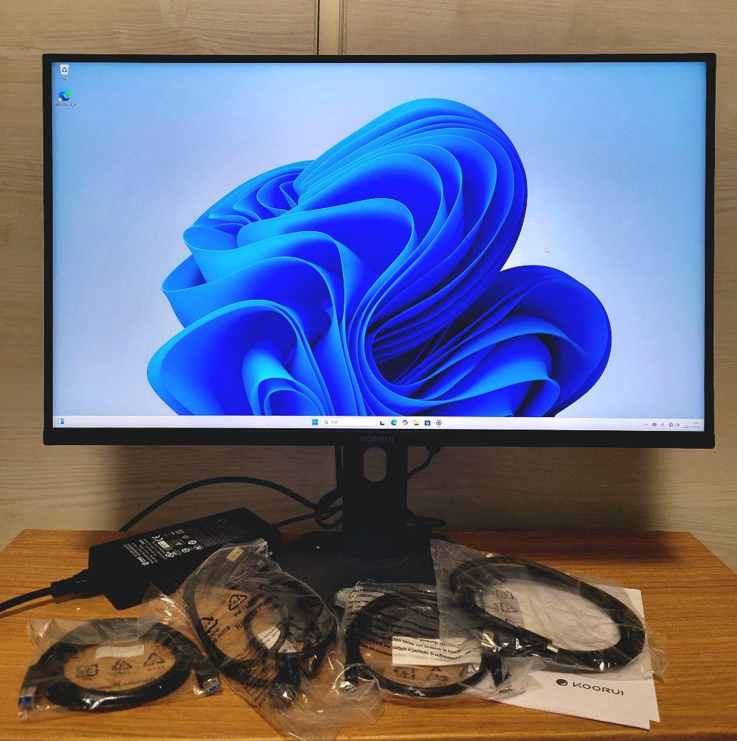 超美品KOORUI QD-MiniLED 27インチゲーミングモニター量子ドット