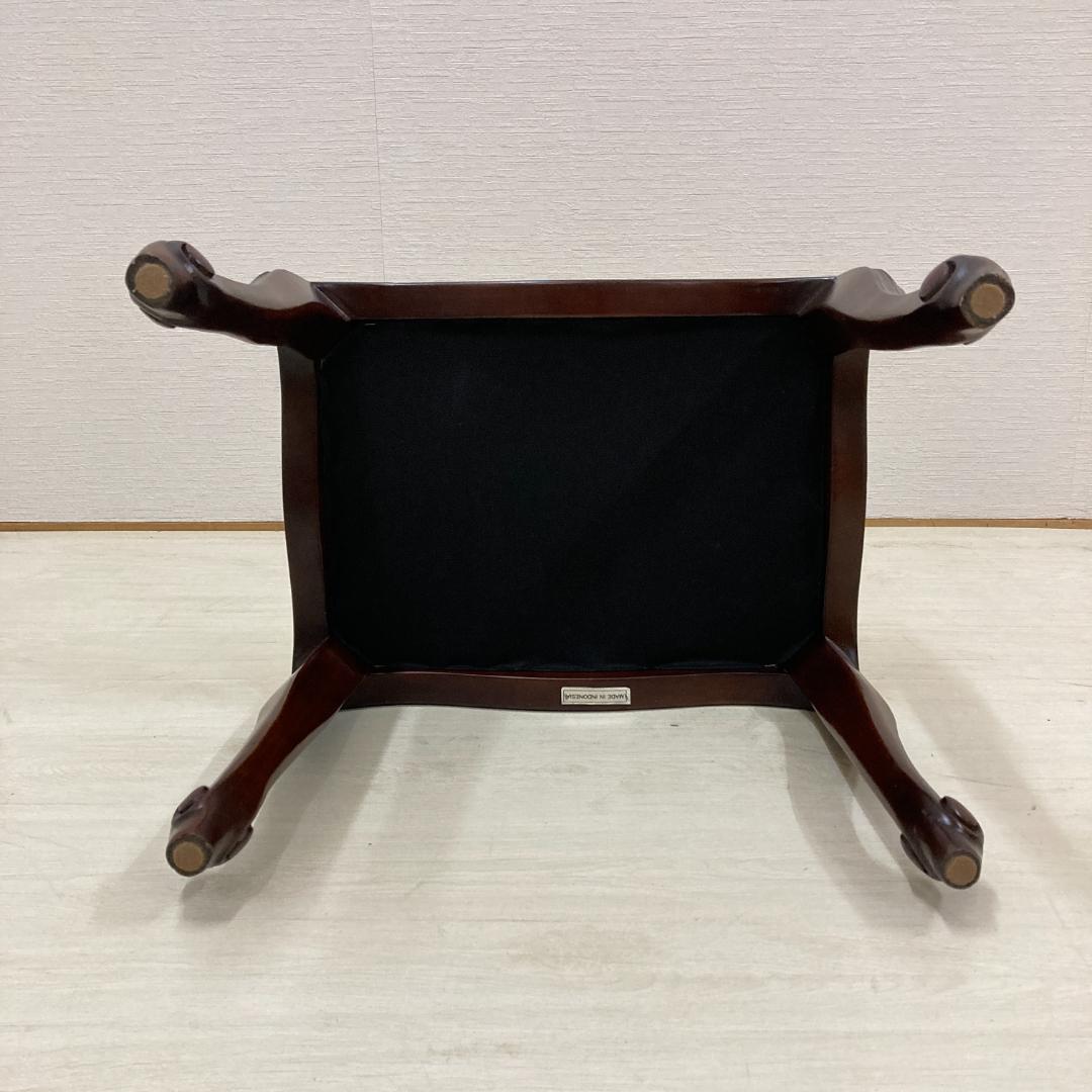 クラシック　猫脚　スツール　オットマン　椅子　ベンチ　B