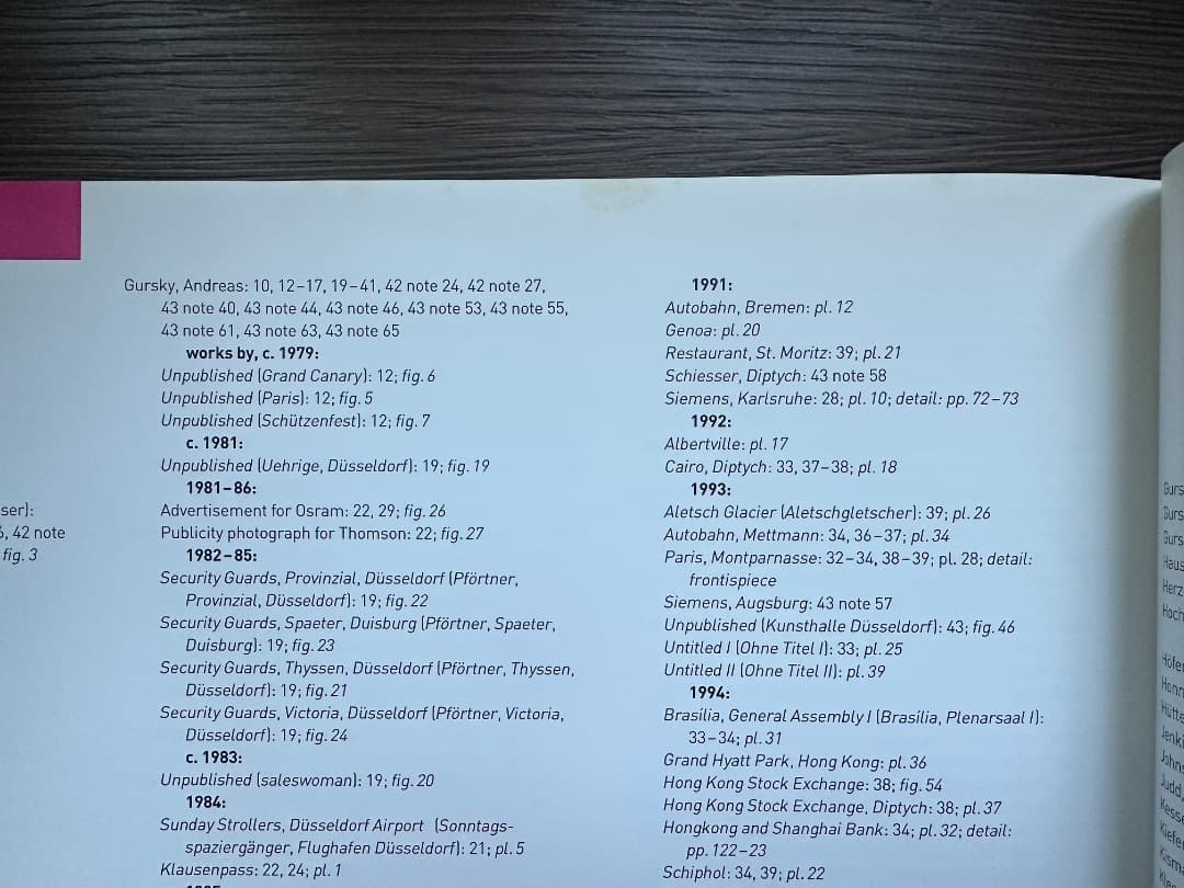 写真集：Andreas Gursky｜Andreas Gursky