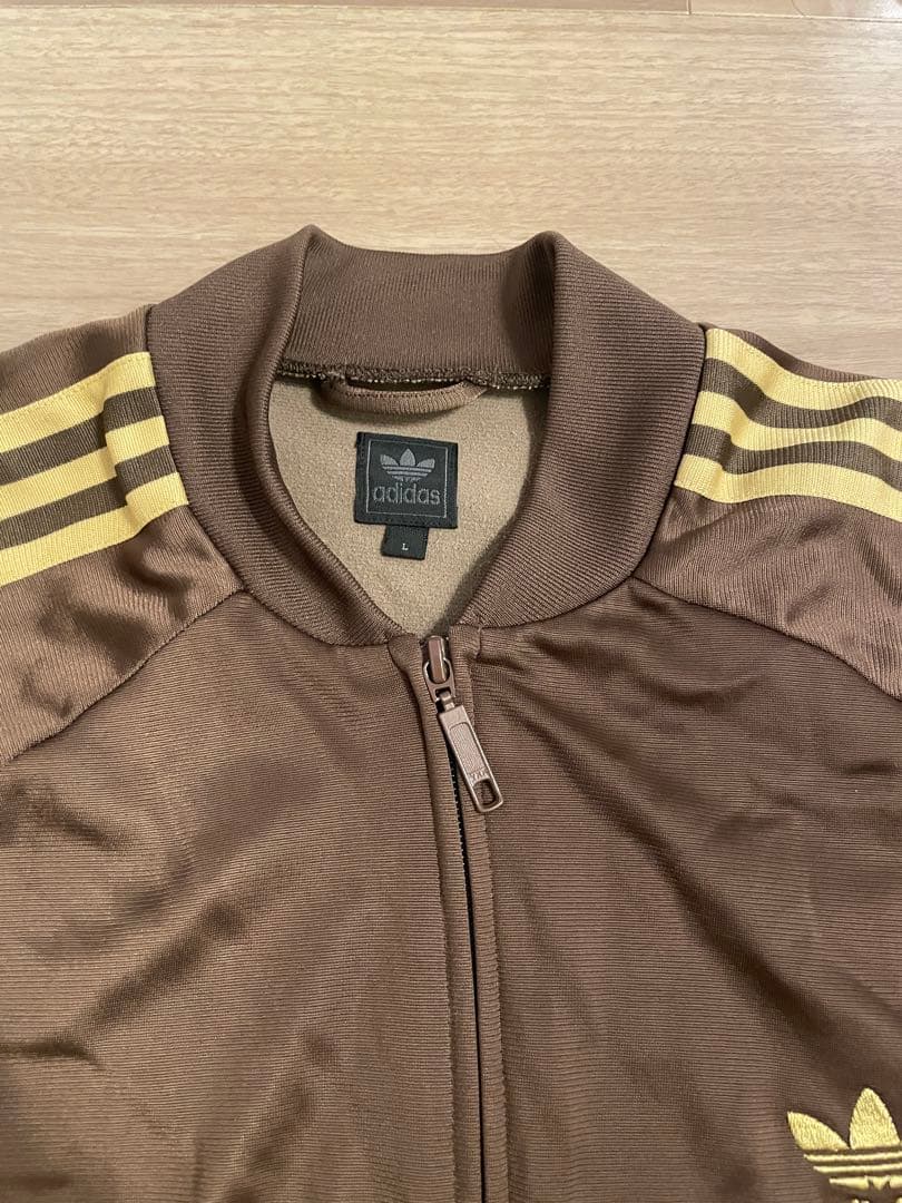 90s- adidas　Brownトラックジャケット　atp 復刻