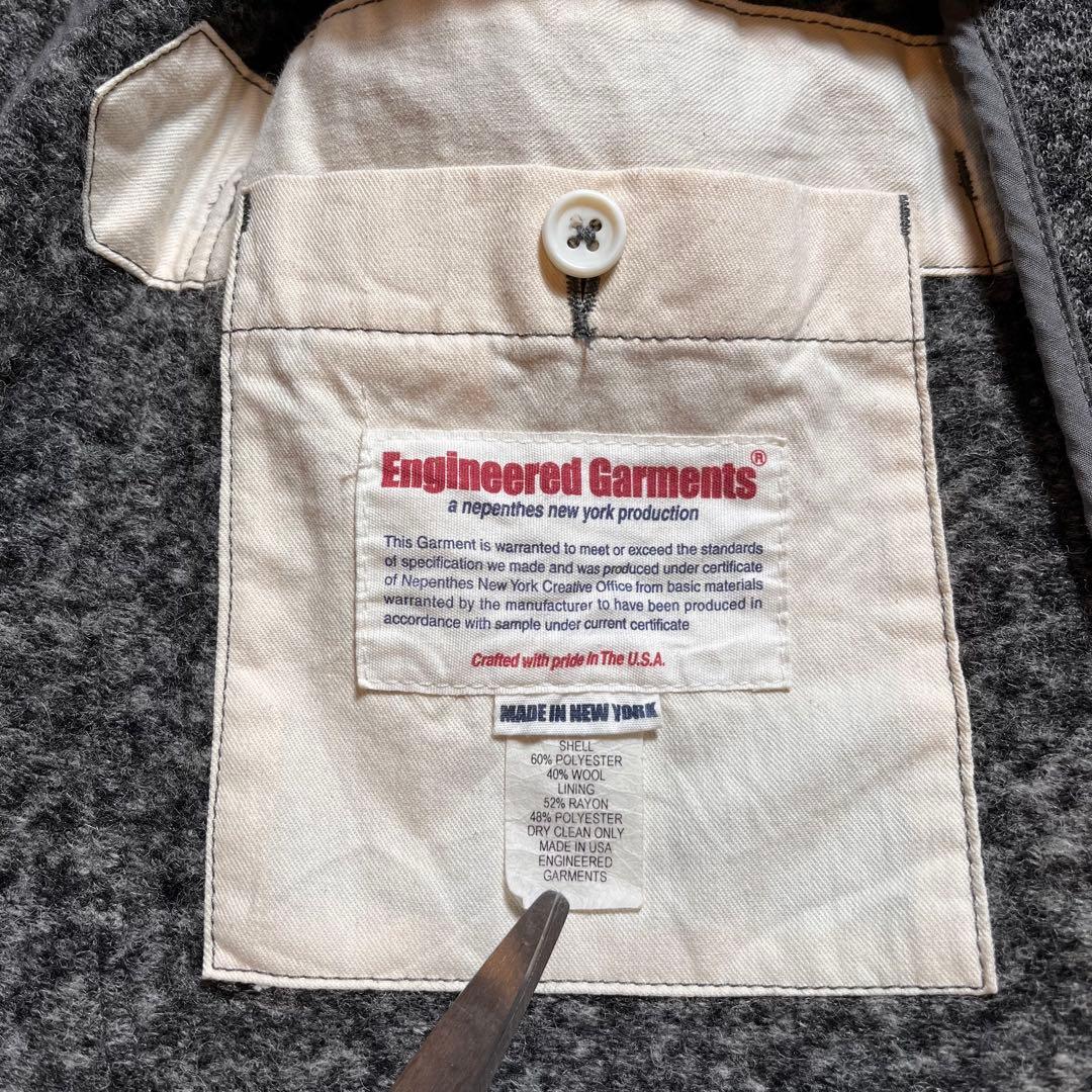 エンジニアードガーメンツ　ウール混　ベッドフォードジャケット　グレー