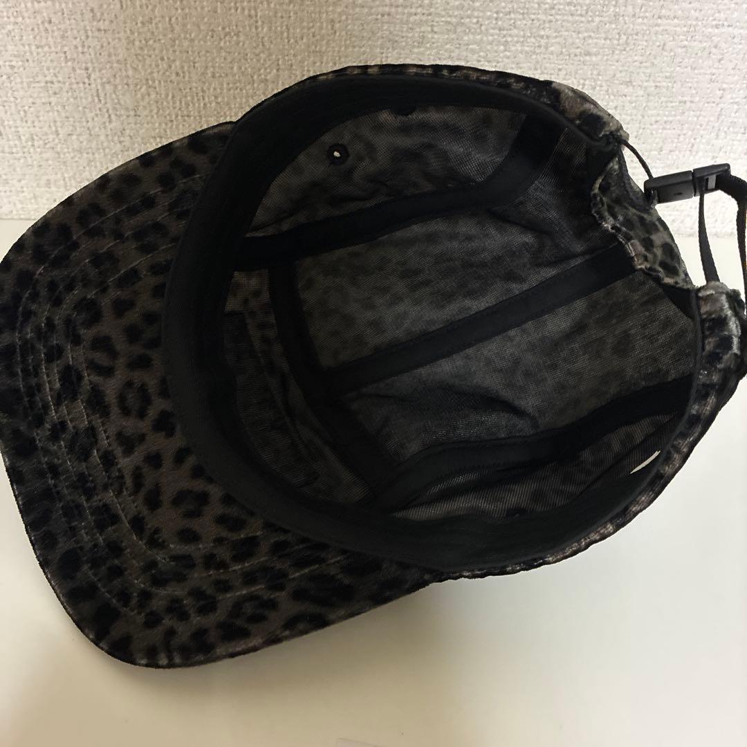 帽子 supreme Leopard Velvet Camp Cap