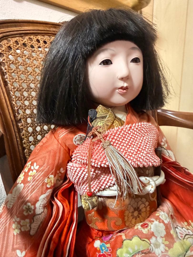 【パンダさま専用】市松人形 玉水 50cm 人形液 昭和初期 アンティークドール