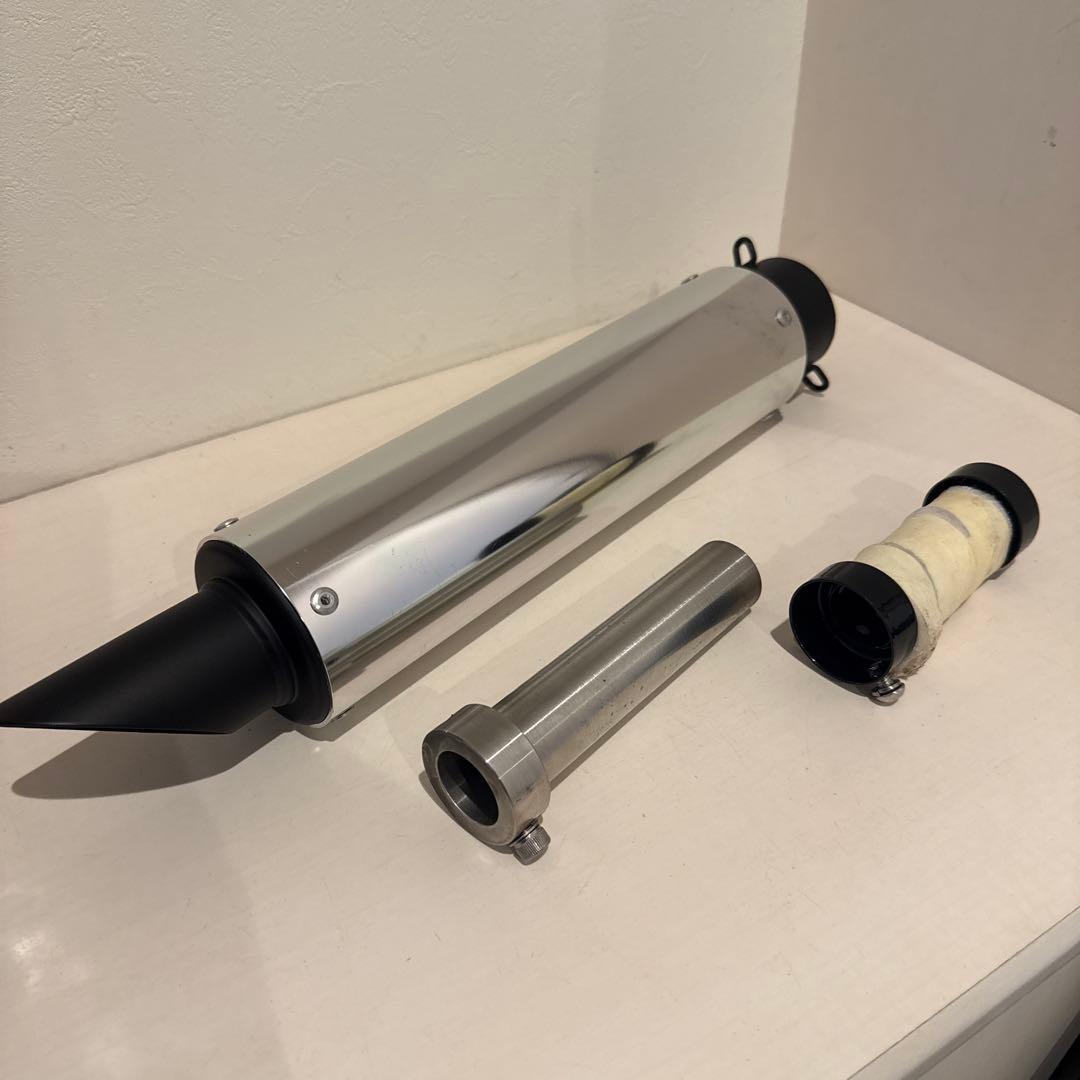 激鳴きバッフル付きの真空サイレンサー50.8π　CBXゼファーXJR
