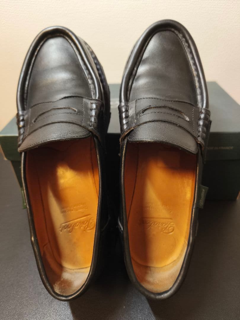 Paraboot REIMS / LIS NOIR UK6 パラブーツ ランス